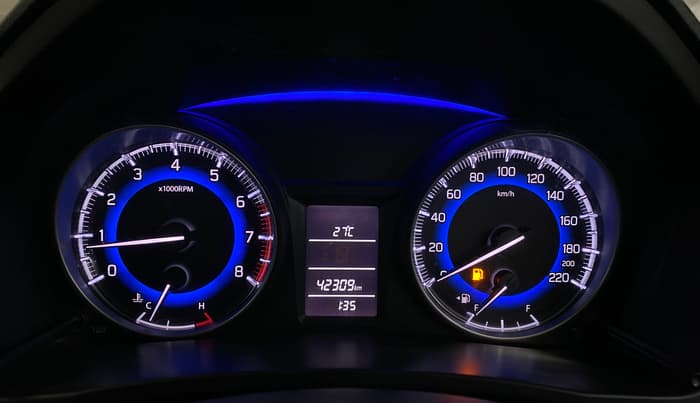 2017 Maruti Baleno DELTA PETROL 1.2, Petrol, Manual, 42,301 km, Odometer Image