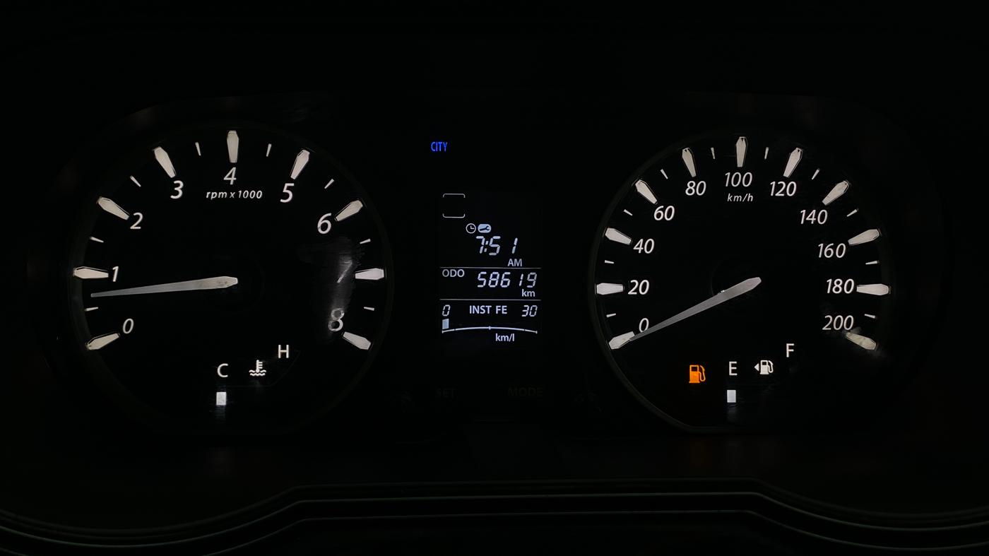 2017 Tata Zest XMS PETROL, Petrol, Manual, 58,615 km, Odometer Image