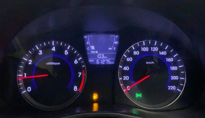 2012 Hyundai Verna FLUIDIC 1.6 VTVT EX, Petrol, Manual, 61,330 km, Odometer Image