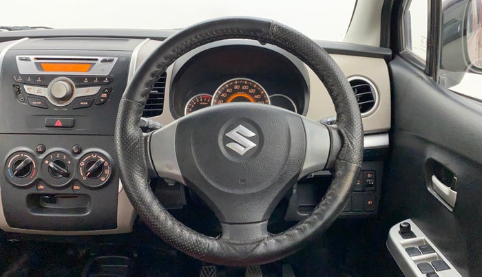 2013 Maruti Wagon R 1.0 VXI, Petrol, Manual, 75,283 km, Steering Wheel Close Up
