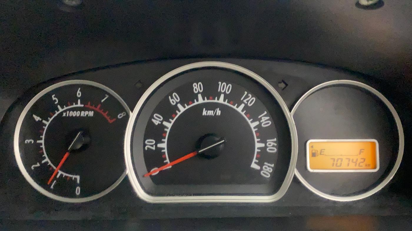 2013 Maruti Alto K10 VXI, Petrol, Manual, 70,840 km, Odometer Image