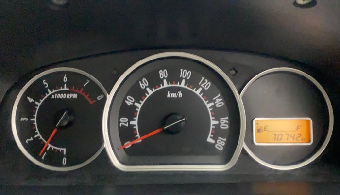 2013 Maruti Alto K10 VXI, Petrol, Manual, 70,742 km, Odometer Image