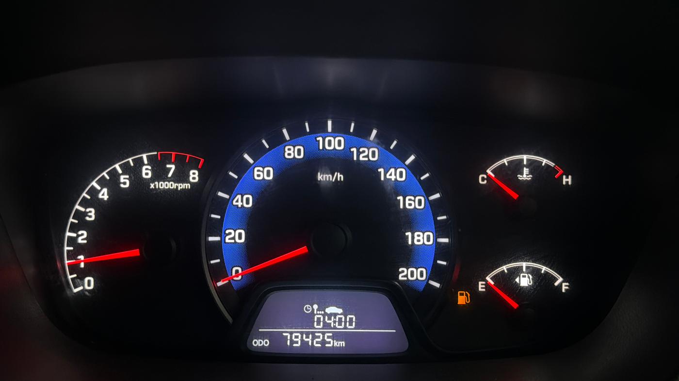 2014 Hyundai Xcent S (O) 1.2, Petrol, Manual, 79,412 km, Odometer Image