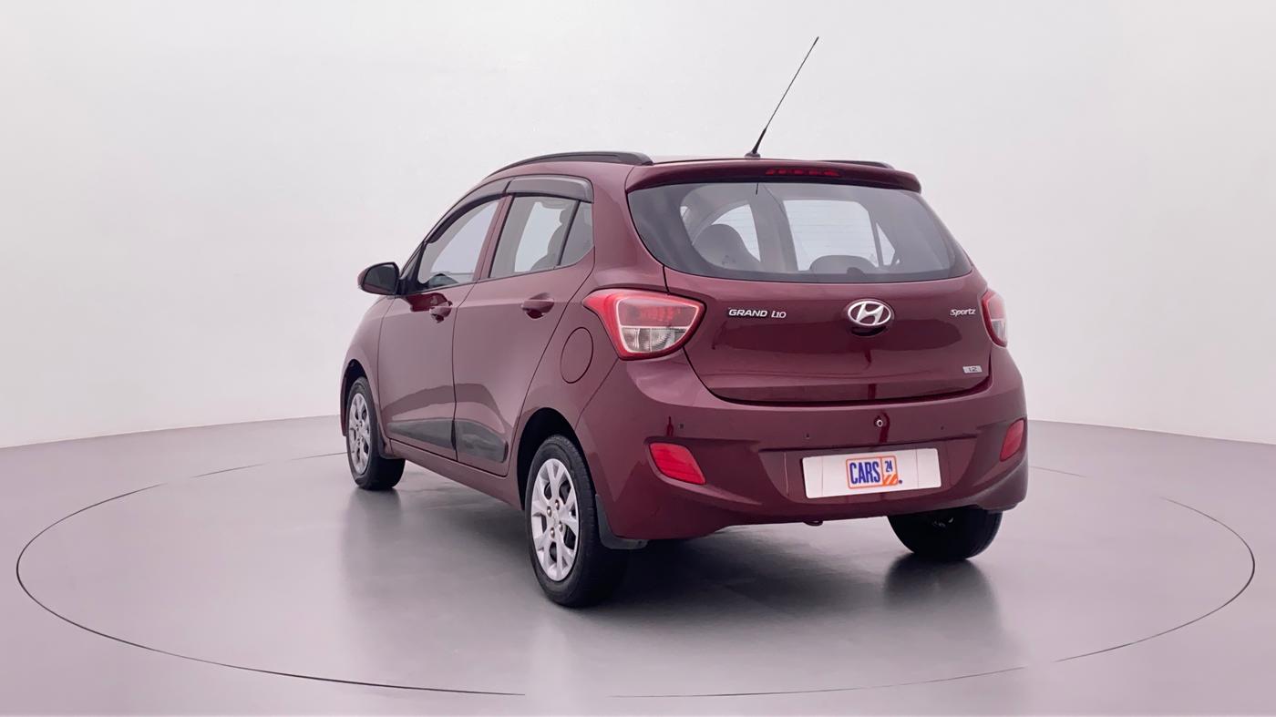 2016 Hyundai Grand i10 SPORTS 1.2 VTVT, Petrol, Manual, 35,203 km, Left Back Diagonal (45- Degree) View