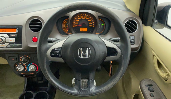 2013 Honda Amaze 1.2 SMT I VTEC, Petrol, Manual, 26,465 km, Steering Wheel Close Up