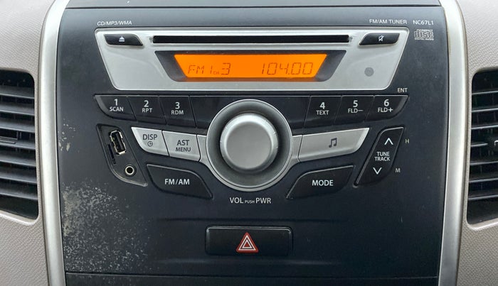 2013 Maruti Wagon R 1.0 VXI, Petrol, Manual, 44,186 km, Infotainment System
