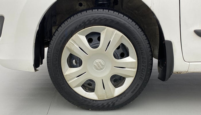 2013 Maruti Wagon R 1.0 VXI, Petrol, Manual, 44,186 km, Left Front Wheel