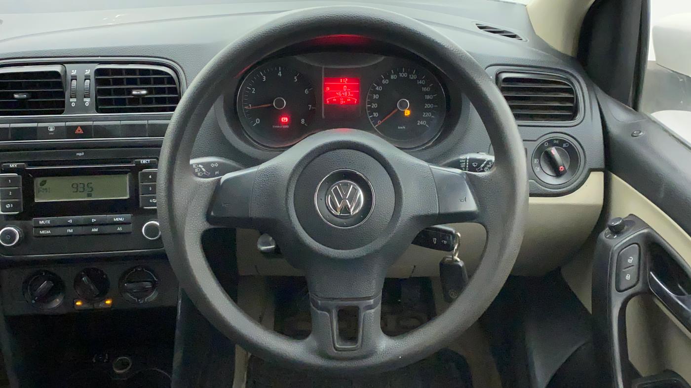 2012 Volkswagen Polo COMFORTLINE 1.2L PETROL, Petrol, Manual, 46,483 km, Steering Wheel Close Up