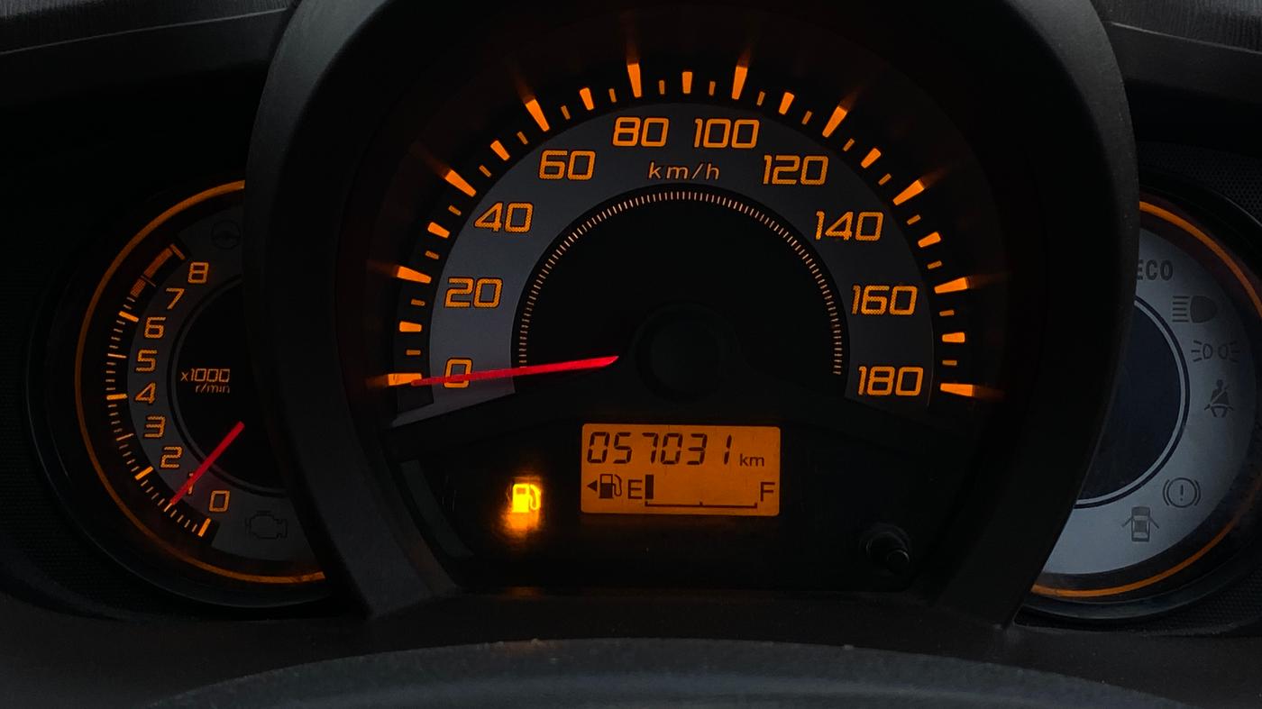 2013 Honda Brio S MT, Petrol, Manual, 57,028 km, Odometer Image