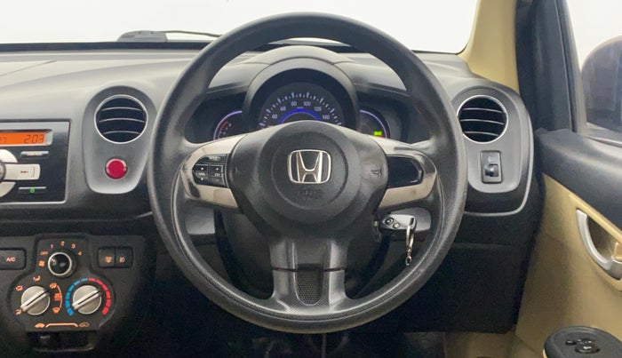 2015 Honda Brio VX MT, Petrol, Manual, 55,918 km, Steering Wheel Close Up