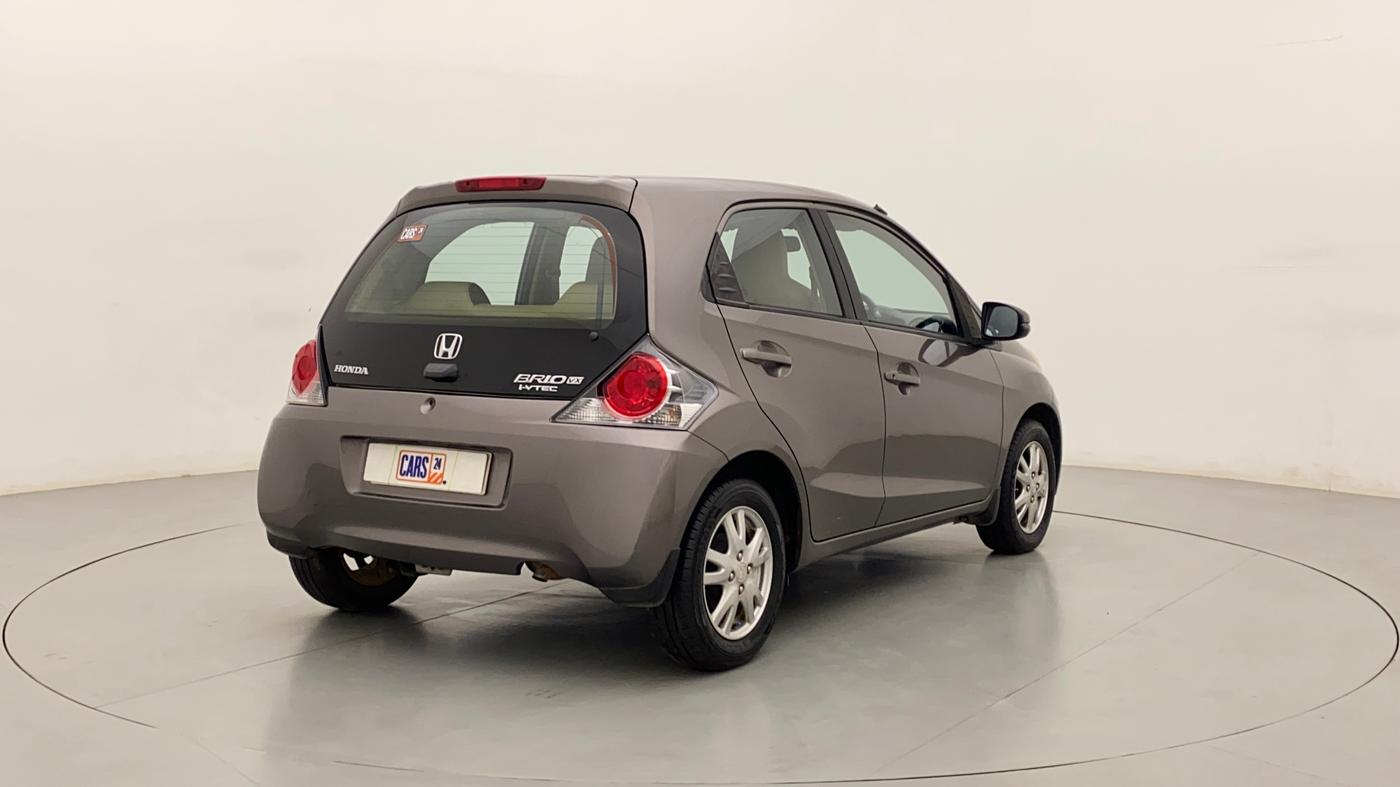 2015 Honda Brio VX MT, Petrol, Manual, 55,918 km, Right Back Diagonal