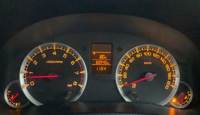 2013 Maruti Swift Dzire VXI, Petrol, Manual, 60,540 km, Odometer Image
