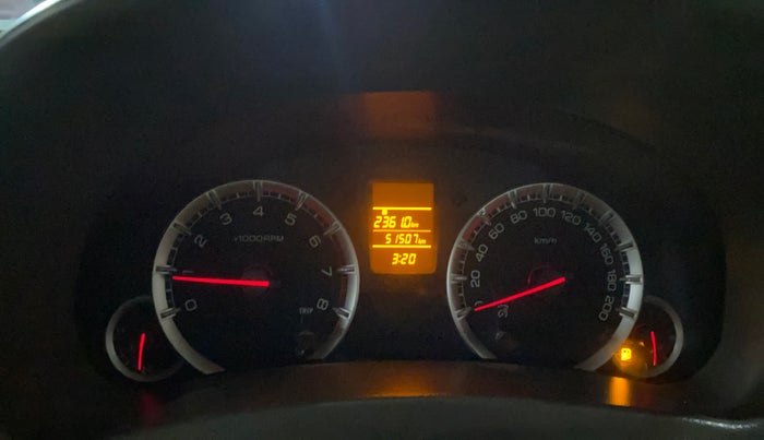 2015 Maruti Ertiga VXI, Petrol, Manual, 51,496 km, Odometer Image