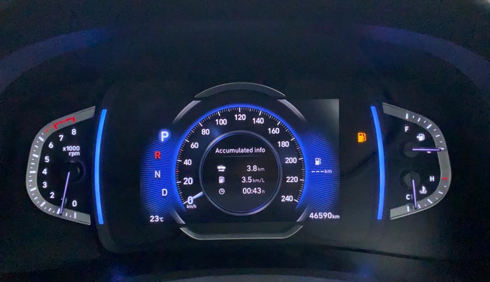 2021 Hyundai Creta SX (O) 1.4 TURBO DCT, Petrol, Automatic, 46,178 km, Odometer Image