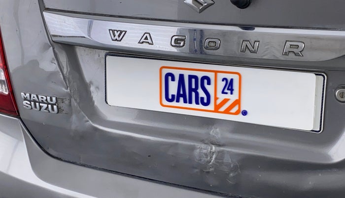 2011 Maruti Wagon R 1.0 VXI, Petrol, Manual, 79,527 km, Dicky (Boot door) - Slightly dented