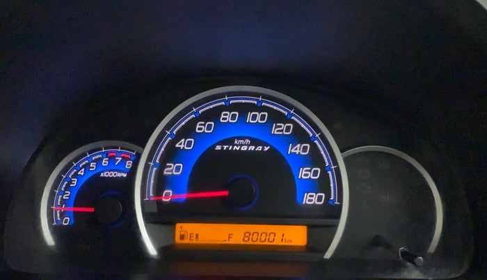 2013 Maruti Wagon R Stingray VXI, Petrol, Manual, 80,001 km, Odometer Image