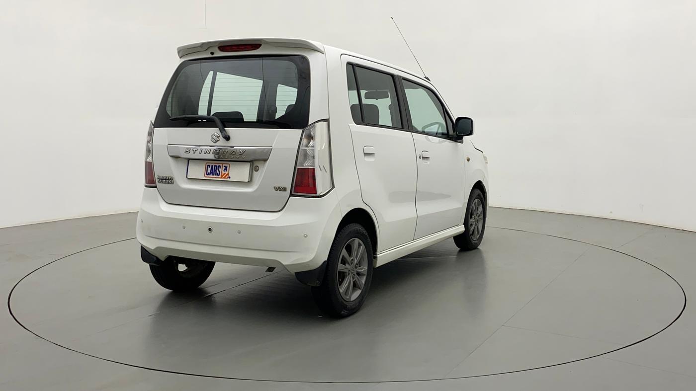 2013 Maruti Wagon R Stingray VXI, Petrol, Manual, 80,001 km, Right Back Diagonal