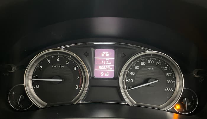 2015 Maruti Ciaz VXI+, Petrol, Manual, 50,786 km, Odometer Image