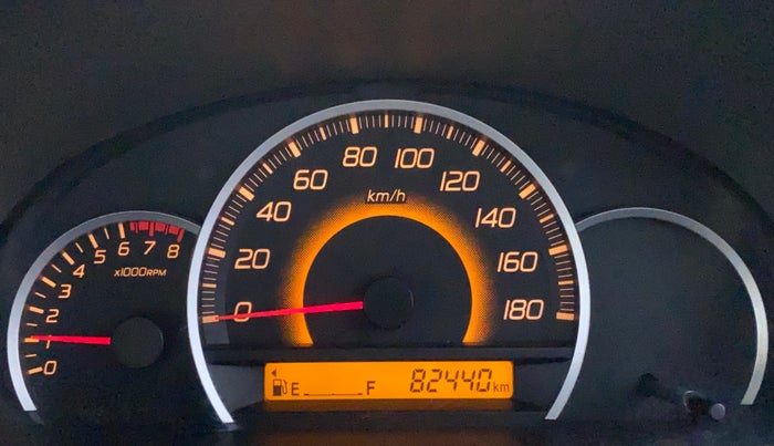 2012 Maruti Wagon R 1.0 VXI, Petrol, Manual, 82,440 km, Odometer Image
