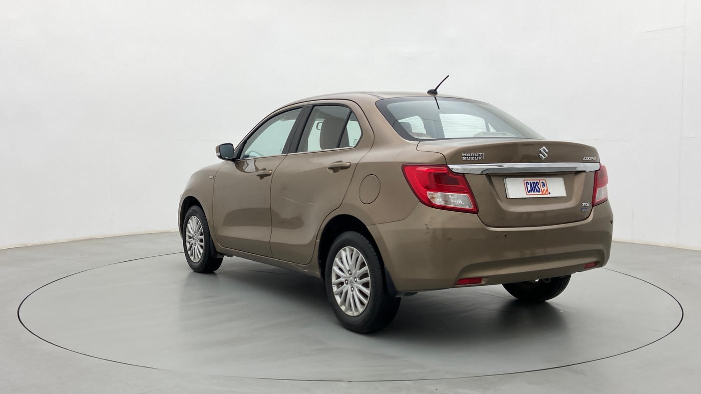 2017 Maruti Dzire ZDI AMT, Diesel, Automatic, 53,873 km, Left Back Diagonal
