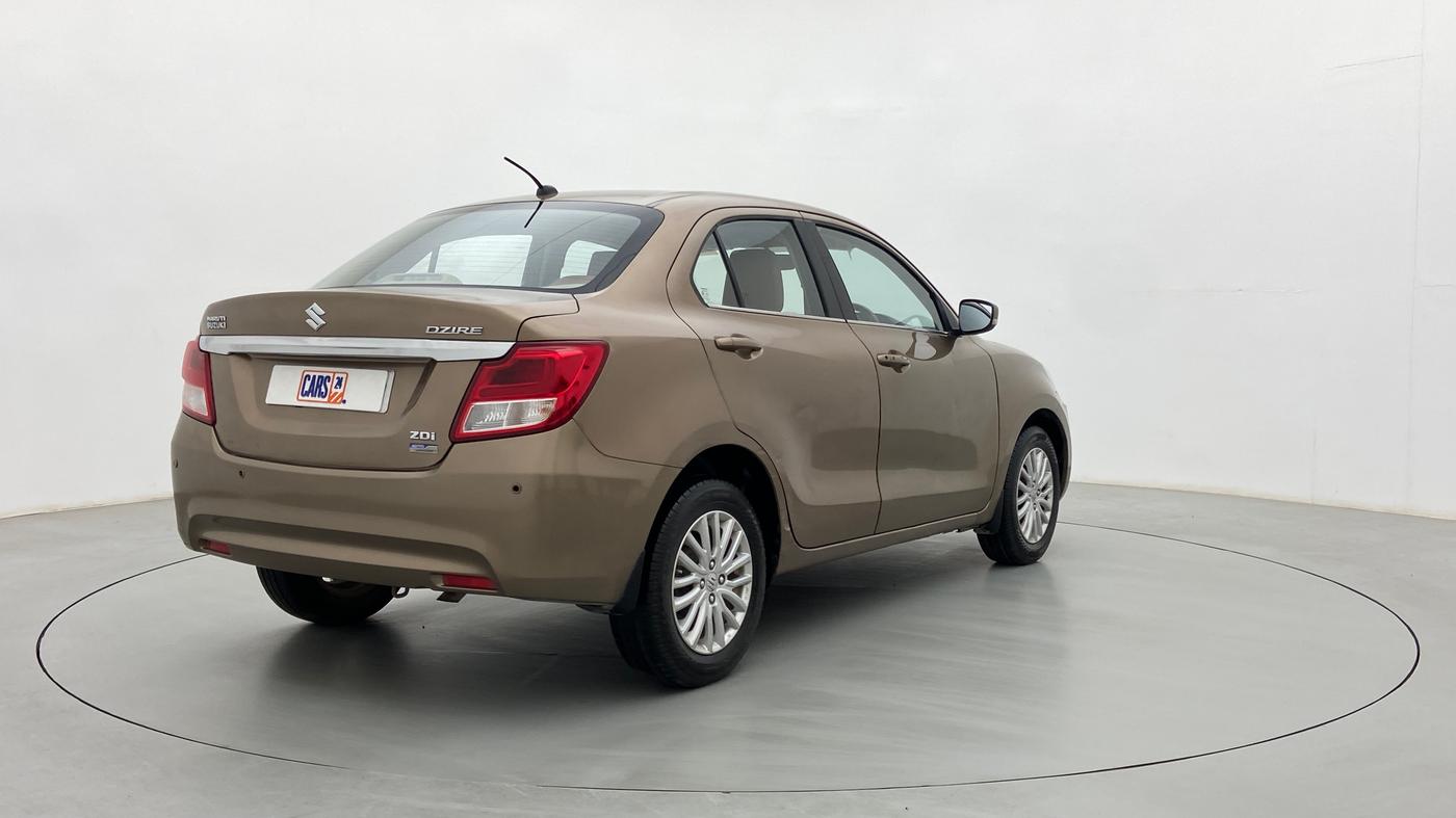 2017 Maruti Dzire ZDI AMT, Diesel, Automatic, 53,873 km, Right Back Diagonal