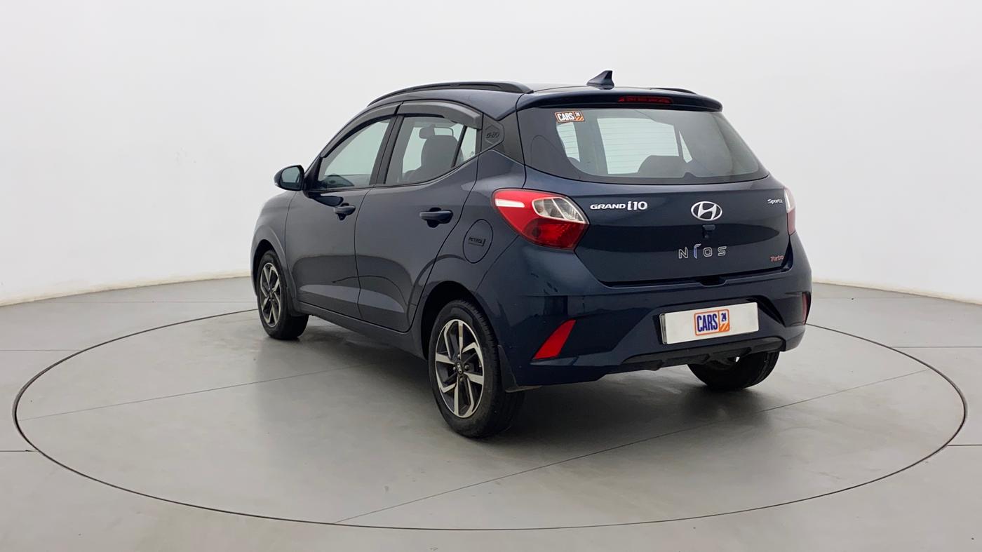 2022 Hyundai GRAND I10 NIOS SPORTZ 1.0 TURBO GDI, Petrol, Manual, 21,757 km, Left Back Diagonal