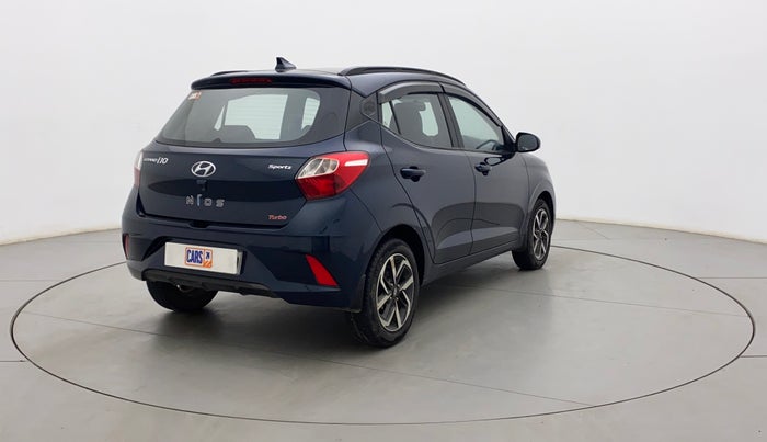 2022 Hyundai GRAND I10 NIOS SPORTZ 1.0 TURBO GDI, Petrol, Manual, 21,757 km, Right Back Diagonal