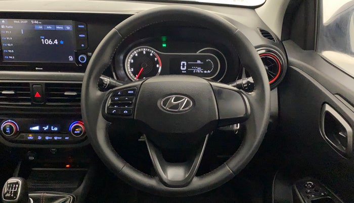 2022 Hyundai GRAND I10 NIOS SPORTZ 1.0 TURBO GDI, Petrol, Manual, 21,757 km, Steering Wheel Close Up