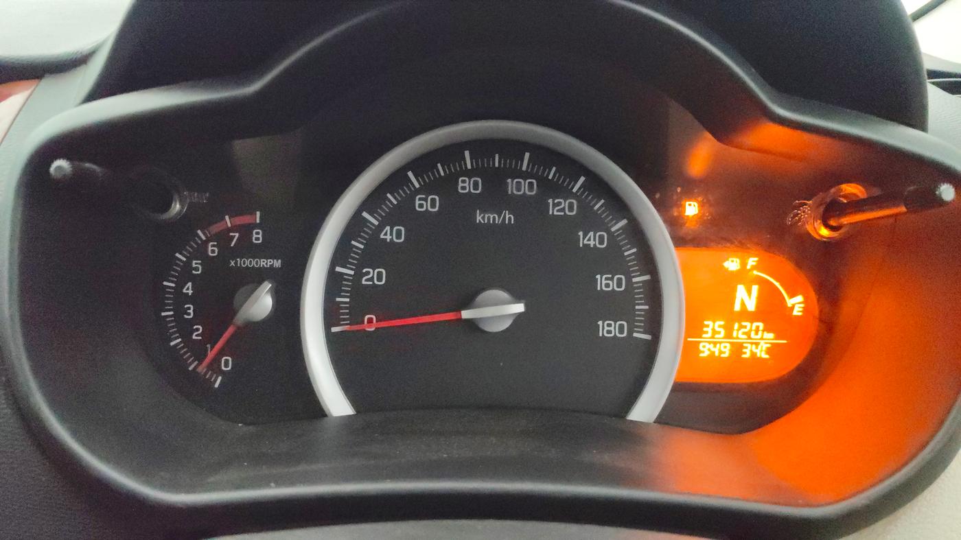 2017 Maruti Celerio ZXI AMT, Petrol, Automatic, 35,097 km, Odometer Image