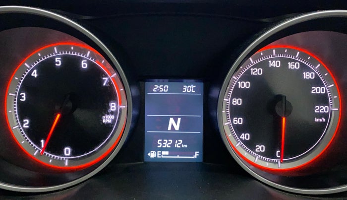 2019 Maruti Swift ZXI PLUS AMT, Petrol, Automatic, 53,321 km, Odometer Image