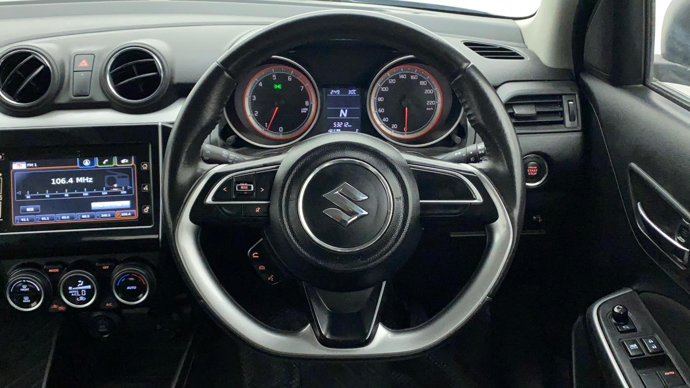 2019 Maruti Swift ZXI PLUS AMT, Petrol, Automatic, 53,321 km, Steering Wheel Close Up