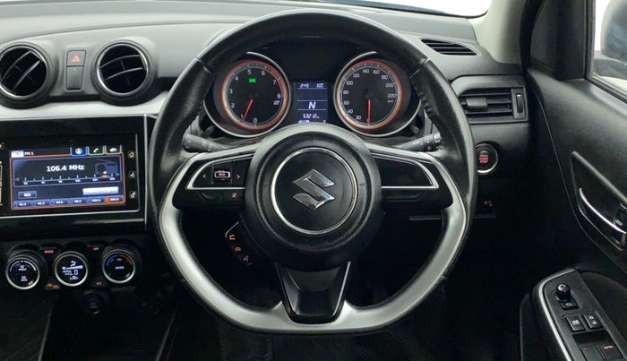 2019 Maruti Swift ZXI PLUS AMT, Petrol, Automatic, 53,321 km, Steering Wheel Close Up