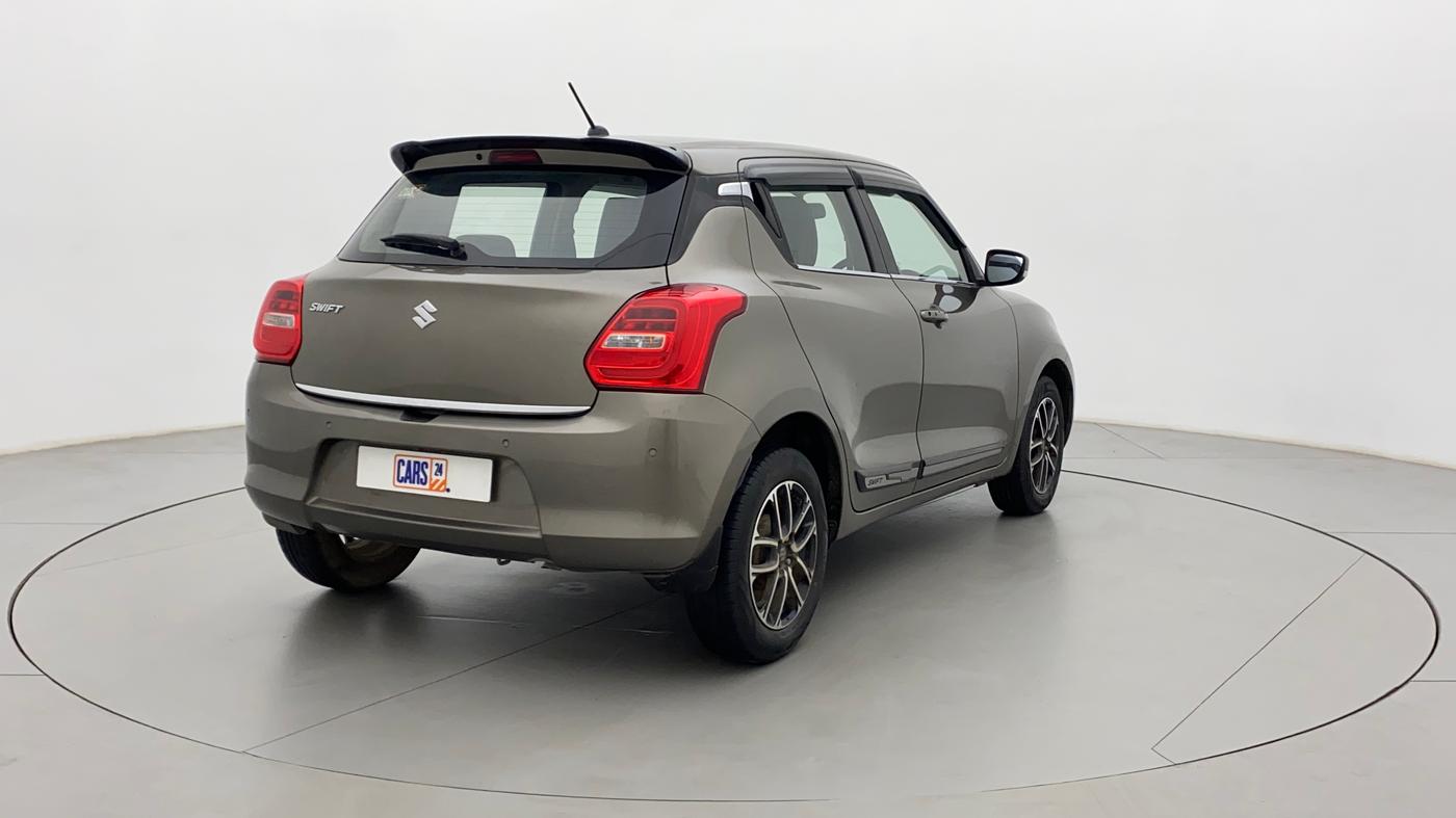 2019 Maruti Swift ZXI PLUS AMT, Petrol, Automatic, 53,321 km, Right Back Diagonal