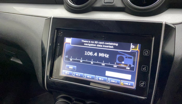 2019 Maruti Swift ZXI PLUS AMT, Petrol, Automatic, 53,321 km, Infotainment system - GPS Card not working/missing
