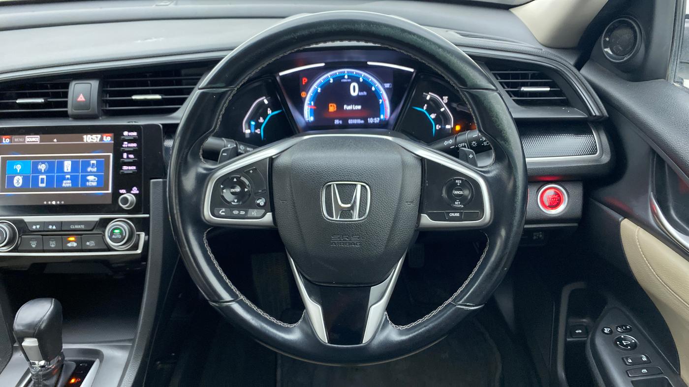 2019 Honda Civic 1.8L I-VTEC VX CVT, Petrol, Automatic, 31,018 km, Steering Wheel Close Up