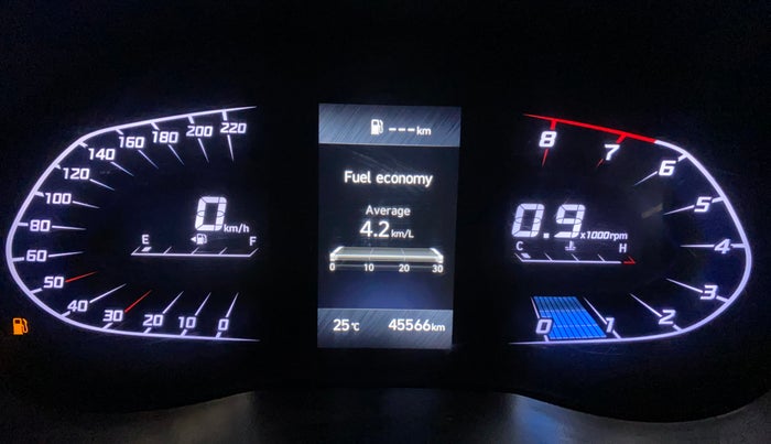 2022 Hyundai Verna SX (O)1.5 VTVT, Petrol, Manual, 45,558 km, Odometer Image