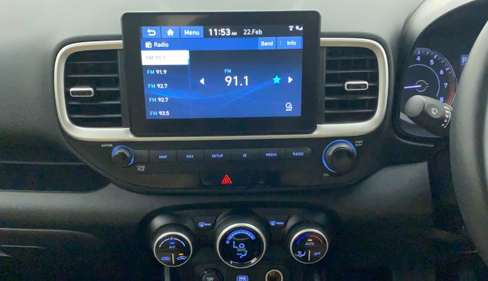 2020 Hyundai VENUE SX PLUS 1.0 TURBO DCT, Petrol, Automatic, 34,035 km, Air Conditioner