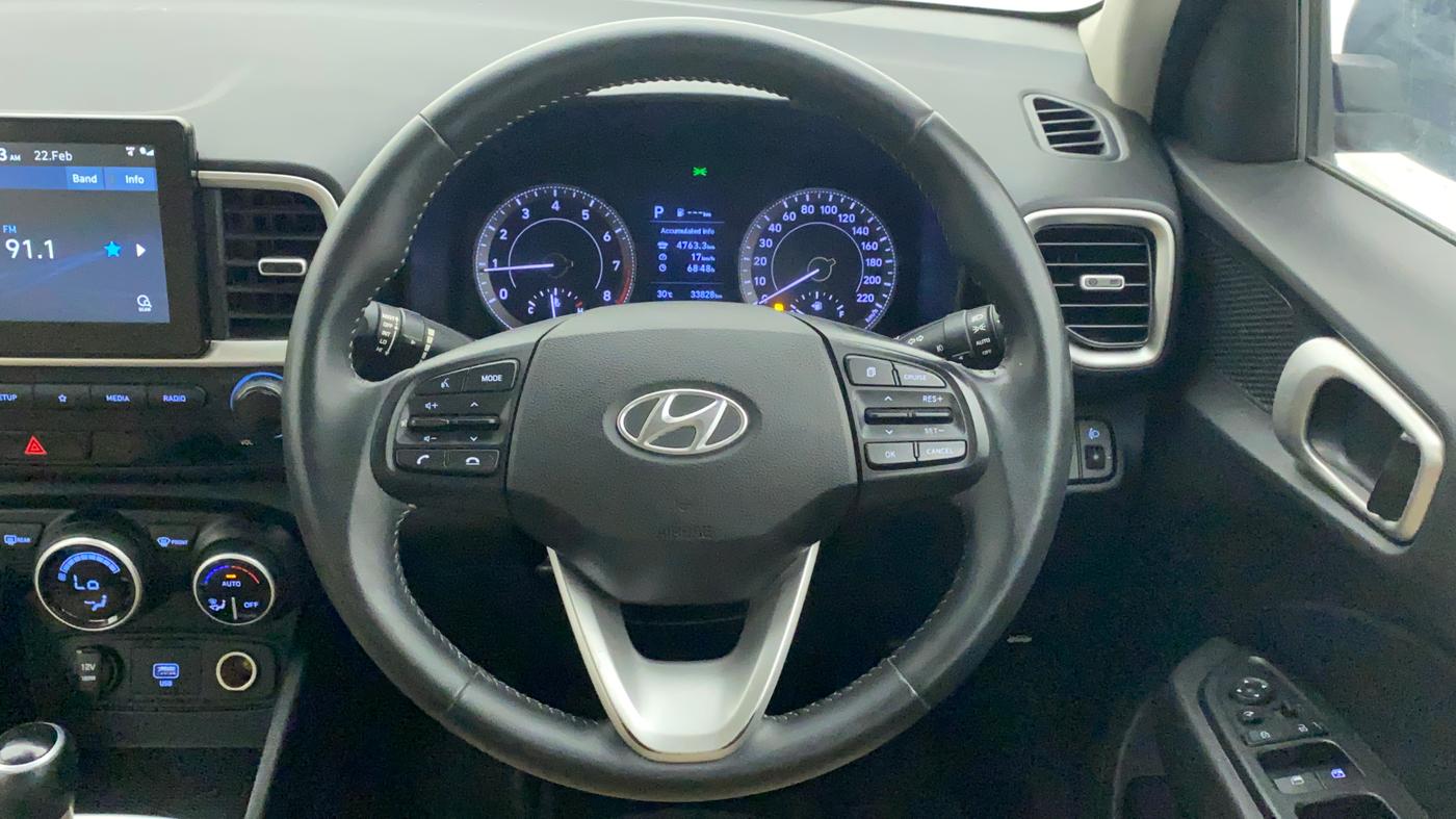 2020 Hyundai VENUE SX PLUS 1.0 TURBO DCT, Petrol, Automatic, 34,035 km, Steering Wheel Close Up