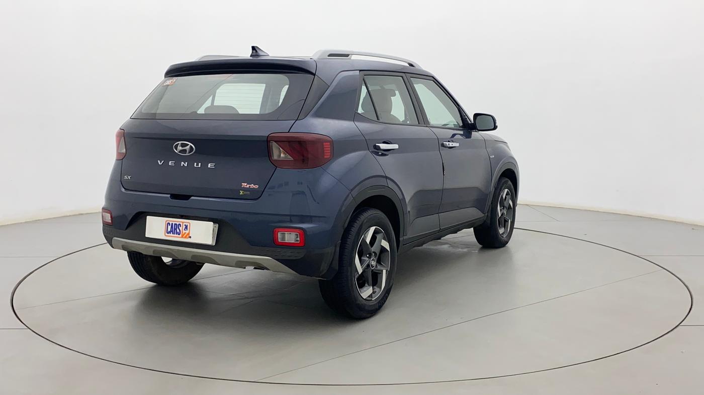 2020 Hyundai VENUE SX PLUS 1.0 TURBO DCT, Petrol, Automatic, 34,035 km, Right Back Diagonal
