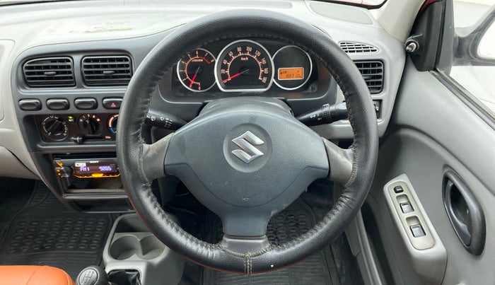 2011 Maruti Alto K10 VXI, Petrol, Manual, 88,421 km, Steering Wheel Close Up