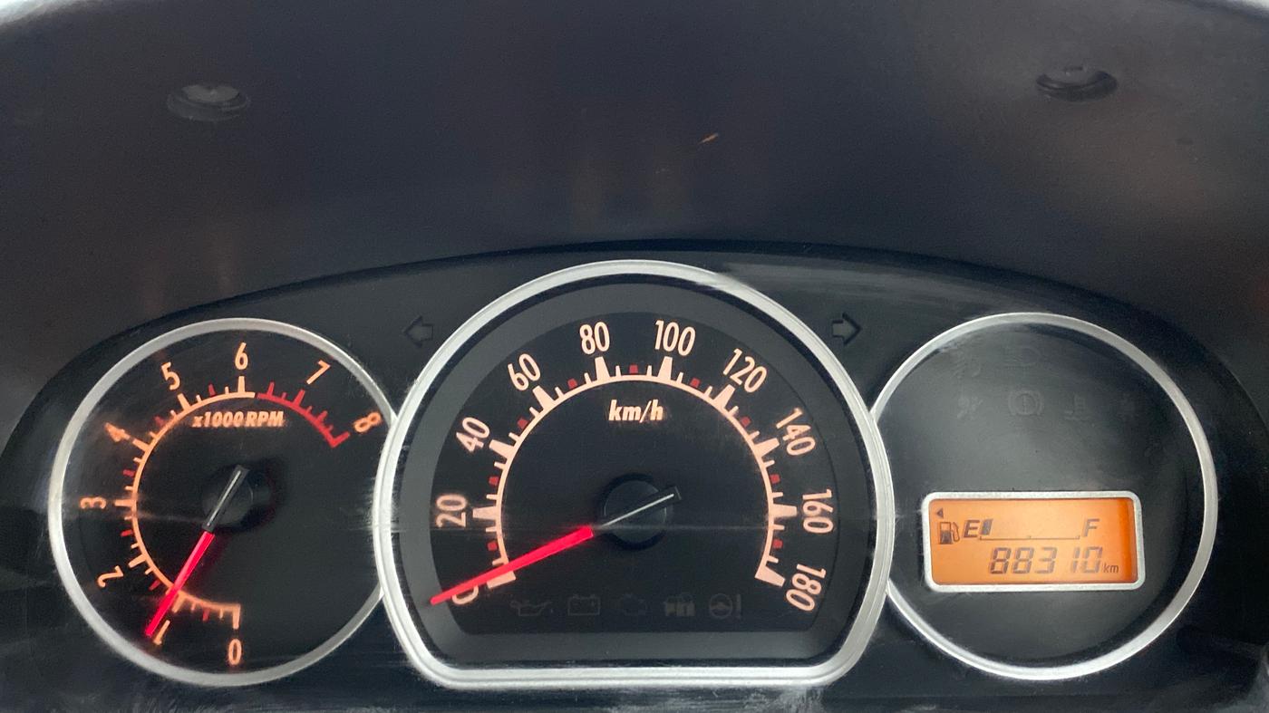 2011 Maruti Alto K10 VXI, CNG, Manual, 88,421 km, Odometer Image