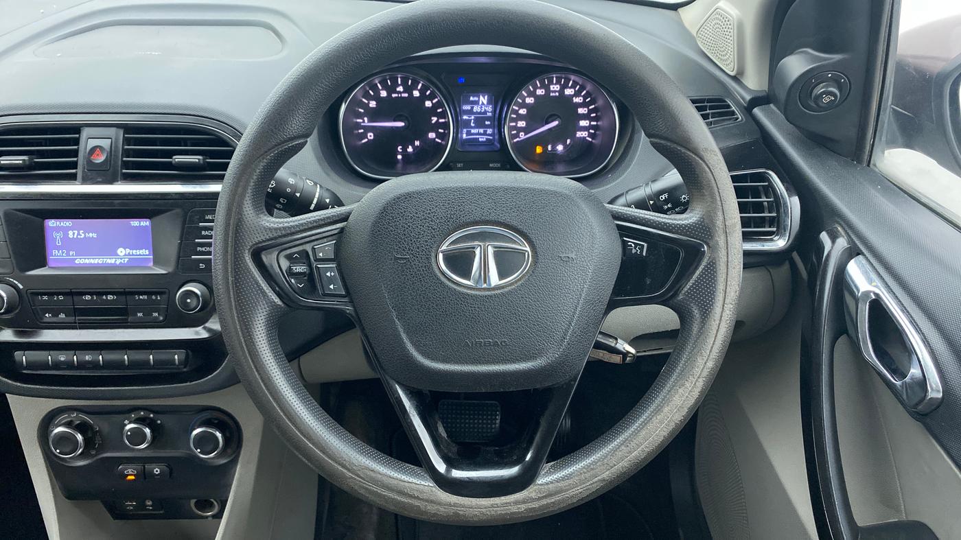2018 Tata Tiago XZA PETROL, Petrol, Automatic, 86,491 km, Steering Wheel Close Up