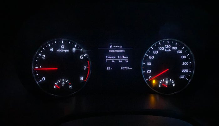 2020 KIA SELTOS HTX 1.5 PETROL, Petrol, Manual, 76,737 km, Odometer Image