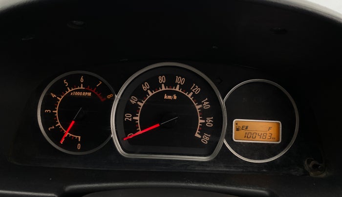 2014 Maruti Alto K10 VXI, Petrol, Manual, 1,00,475 km, Odometer Image