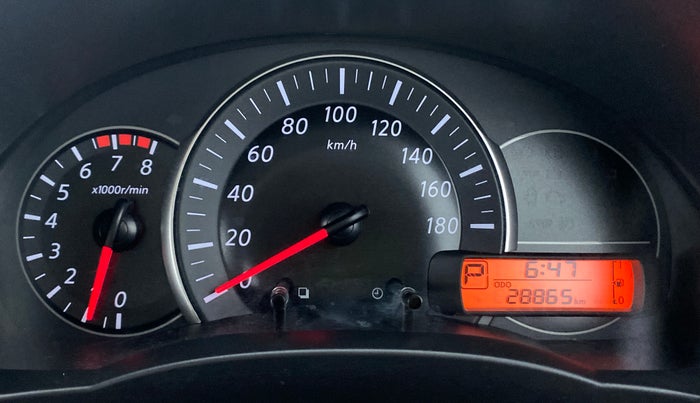 2017 Nissan Micra XV CVT, Petrol, Automatic, 28,805 km, Odometer Image