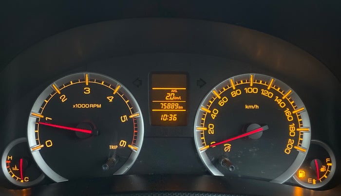 2012 Maruti Swift VDI, Diesel, Manual, 75,924 km, Odometer Image