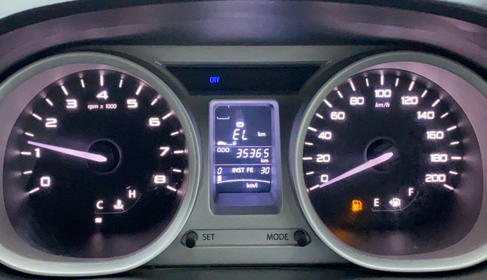 2016 Tata Tiago XZ PETROL, Petrol, Manual, 35,364 km, Odometer Image