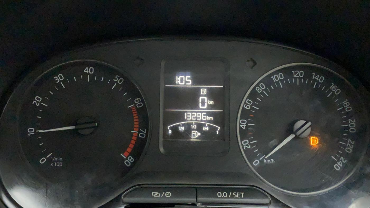 2021 Skoda Rapid AMBITION TSI, Petrol, Manual, 13,295 km, Odometer Image