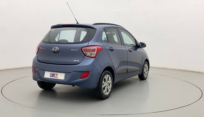 2015 Hyundai Grand i10 SPORTZ 1.2 KAPPA VTVT, Petrol, Manual, 78,389 km, Right Back Diagonal