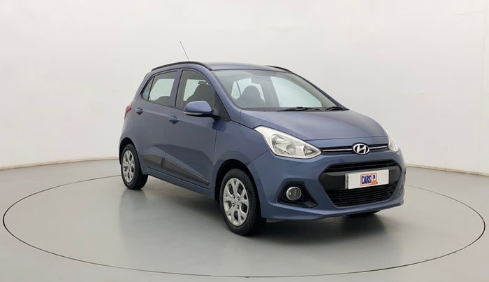 2015 Hyundai Grand i10 SPORTZ 1.2 KAPPA VTVT, Petrol, Manual, 78,389 km, Right Front Diagonal